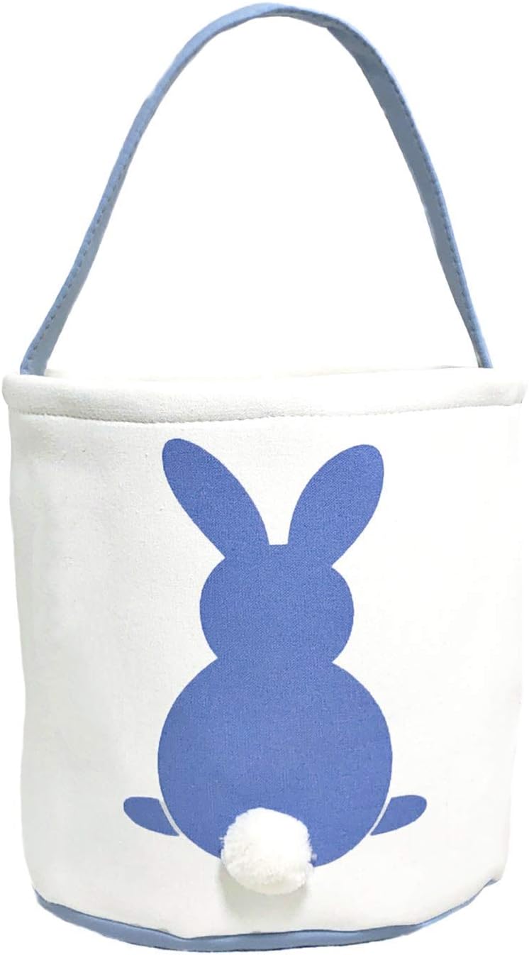 Easter Bunny Basket Bag Personalized Hand Drawn Creative Candy Gift Bag Easter Eggs/Gift Basket Easter Party Tote Bags
