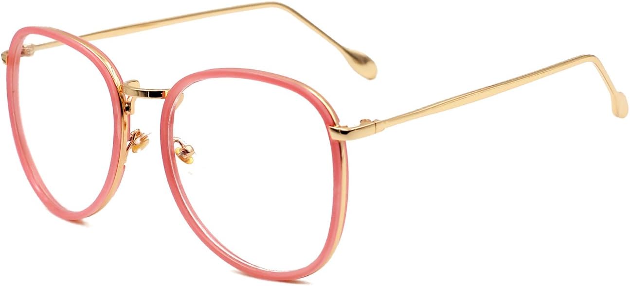 XINMADE MUSE Blue Light Blocking Glasses,Computer and Gaming Glasses(Pink)
