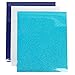 Rozzy Crafts 18 Sheet Pack of Glitter Heat Transfer Vinyl HTV - Each Sheet 12 in x 10 in
