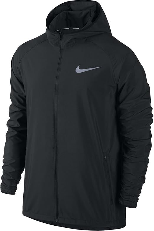 Amazon ナイキ Nike エッセンシャルジャケット 8563 010 ブラック Rシルバー S フィットネス トレーニング ジャケット 通販