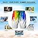 Alistyle Mens 3D Print Graphic Medium Length Summer Casual Athletic Beach Swimming Vacation Surfing Shorts