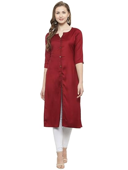 Amazon maroon kurti Clearance
