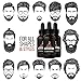 Beard Oil for Men - USA-Made Formula - Natural Unscented Beard Growth Oil for Fuller and Thicker Beard - Best Organic Mustache Conditioner Softener