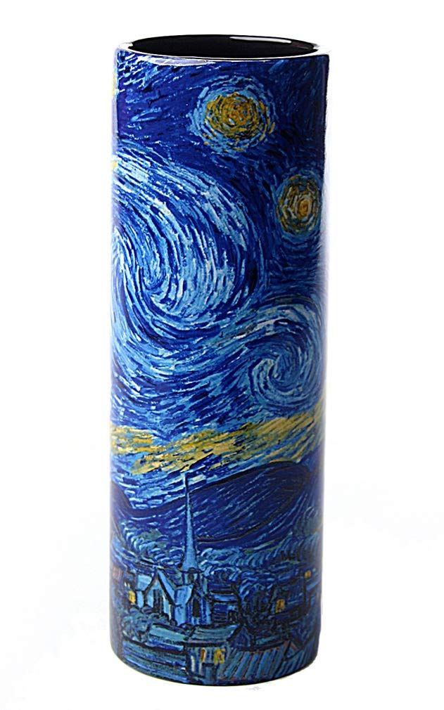 Parastone Museum Collection 18cm Ceramic Vase - Van Gogh - Starry Night