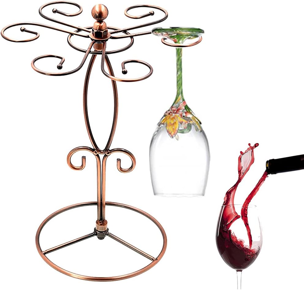 Freestanding Tabletop Wine Glass Rack, Wine Glass Cup Holder, Wine