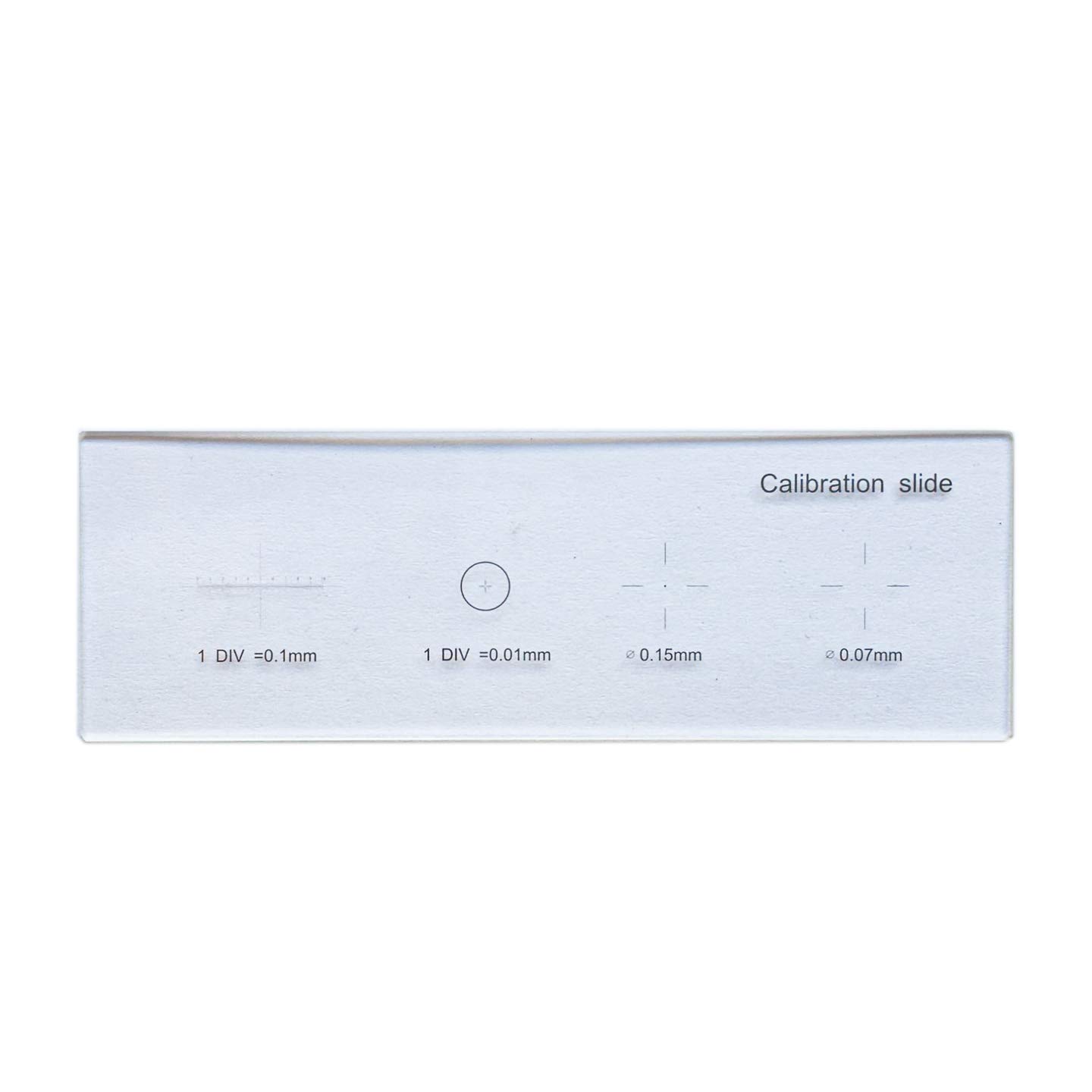 Photo 1 of 0.01mm Microscope Reticle Calibration Camera Slide Ruler Cross Stage Micrometer Multifunctional Microscope Calibrating Ruler