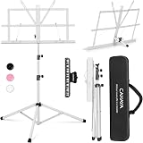 CAHAYA Sheet Music Stand Metal Portable with Carrying Bag CY0204-2