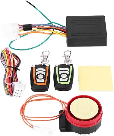 Amazon オートバイ 盗難 防止 アラーム バイク盗難防止アラーム 双方向リモコン ラッパ警報 取り付け簡単 12v 125db 315mhz 大音量 振動センサー 耐圧 防水 車 バイク 車 バイク