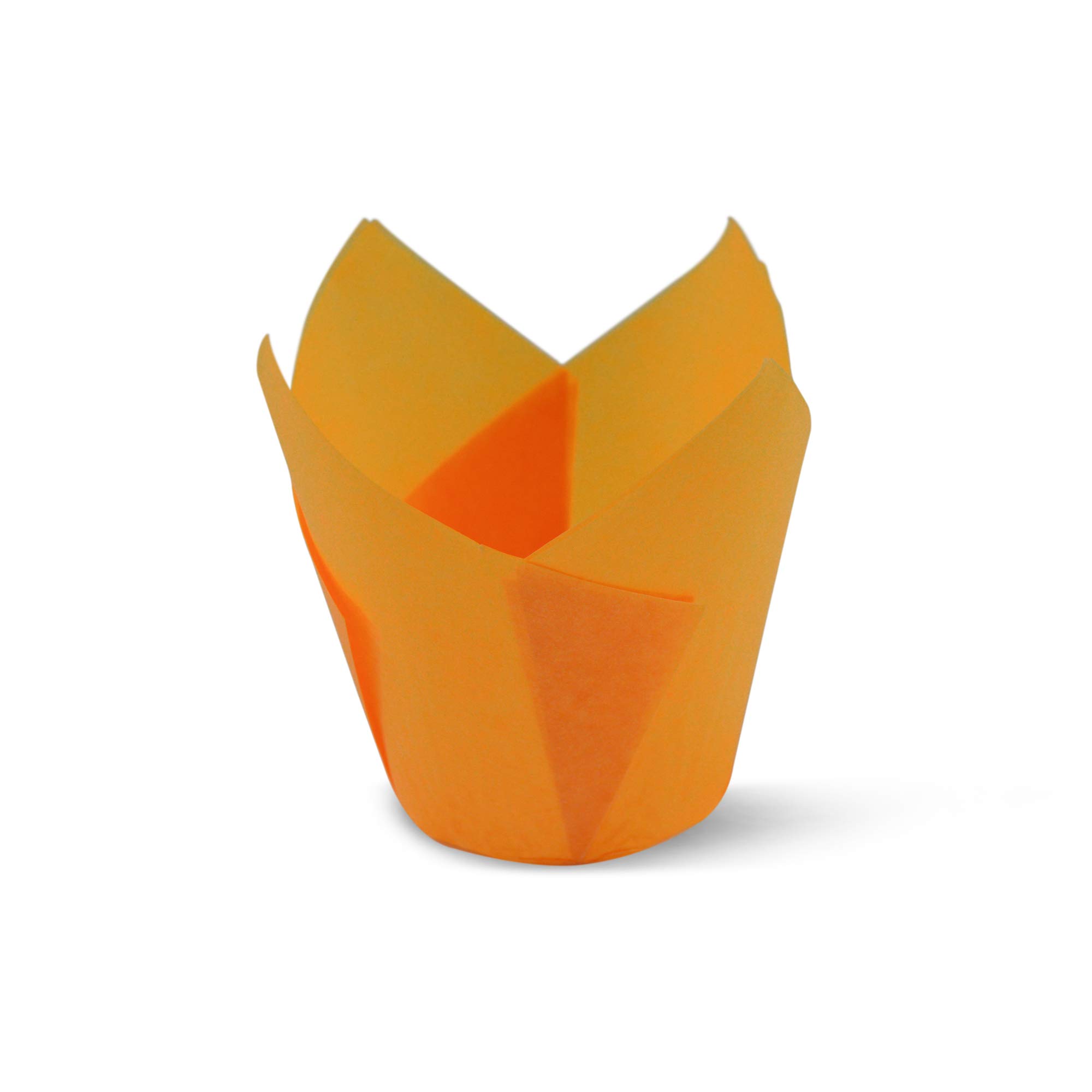 Orange Tulip Baking Cups Cupcake Liners Muffin Liners Greaseproof Paper 100