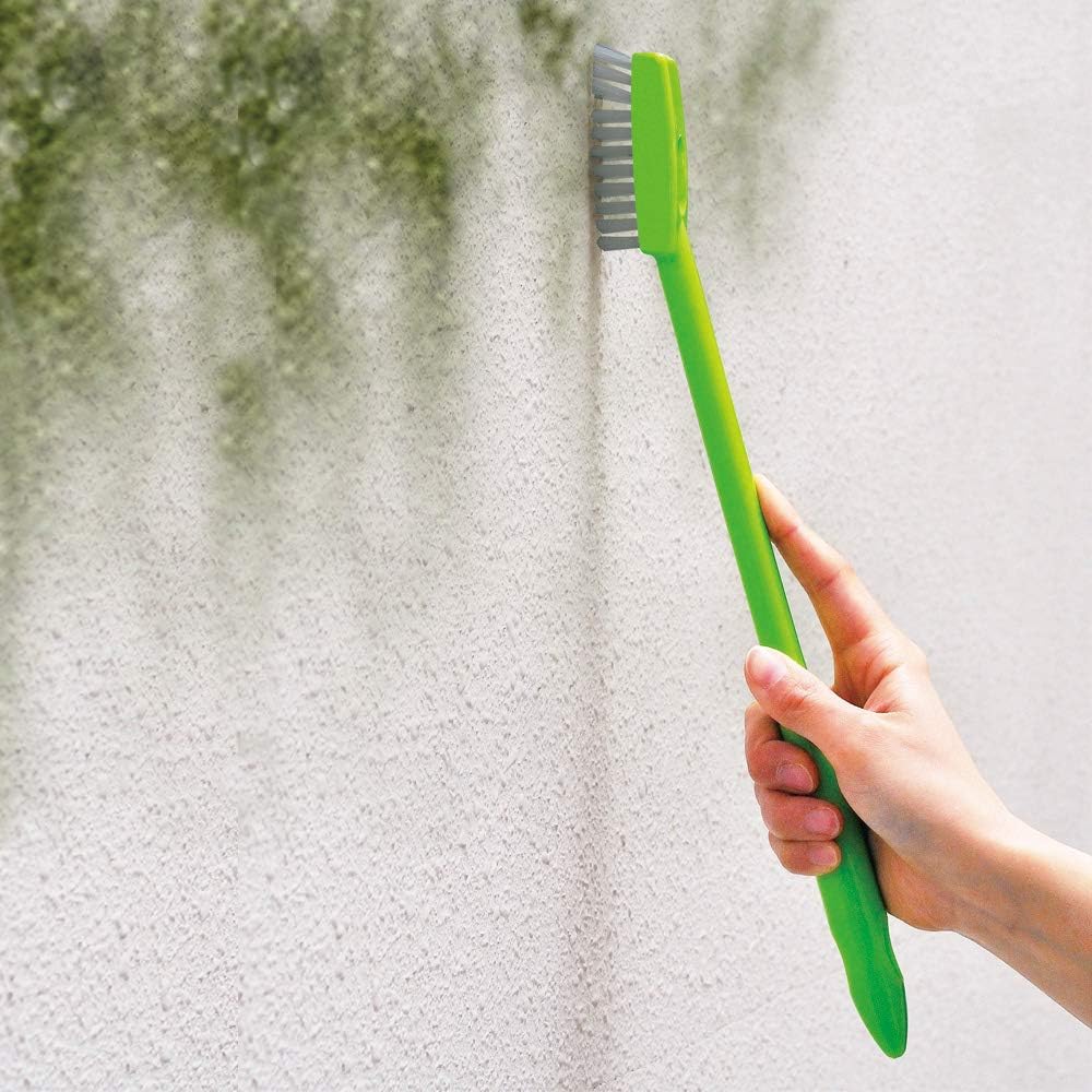 Amazon Co Jp アズマ レンガ タイル等についたコケに コケ取りブラシ ナイロン グリーン 35cm Ba726 ホーム キッチン