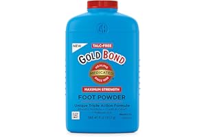 SUPTMAX Dkocva Gold Bond Foot Powder Medicated Talc-Free 4 oz. Personal Healthcare/Health Care