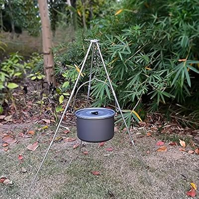 Amazon Com Camping Tripod Campfire Cooking Dutch Oven Tripod