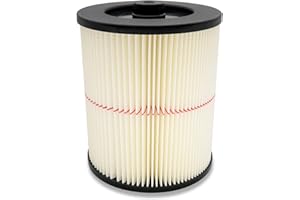NOTETOUPT 9-17816 Filter for Craftsman Shop Vac Filter 17816 Replacement Red - Stripe Filter 9-17816 WetDry Air Filter Replacement Part fit 5 Gallon & Larger Vacuum Cleaner 917816 Cartridge Filter