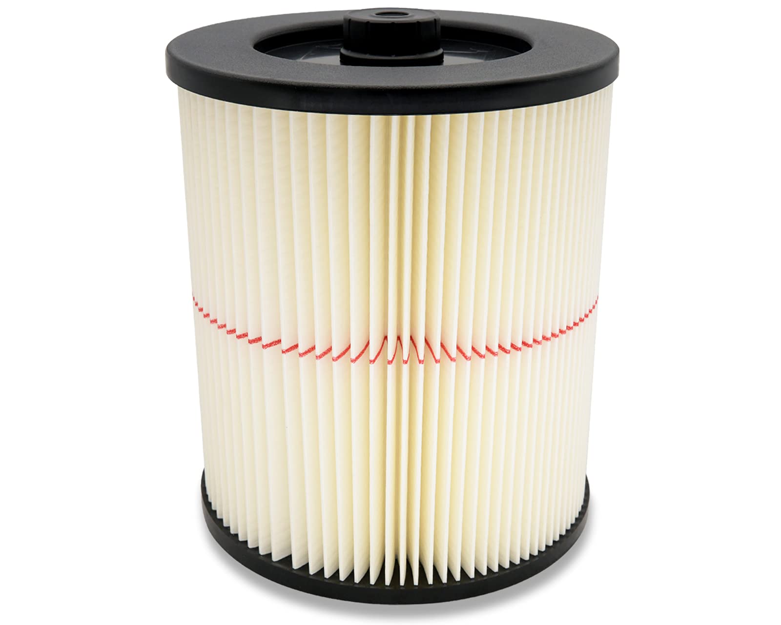 Photo 1 of 9-17816 Filter for Craftsman Shop Vac Filter 17816 Replacement Red - Stripe Filter 9-17816 WetDry Air Filter Replacement Part fit 5 Gallon & Larger Vacuum Cleaner 917816 Cartridge Filter