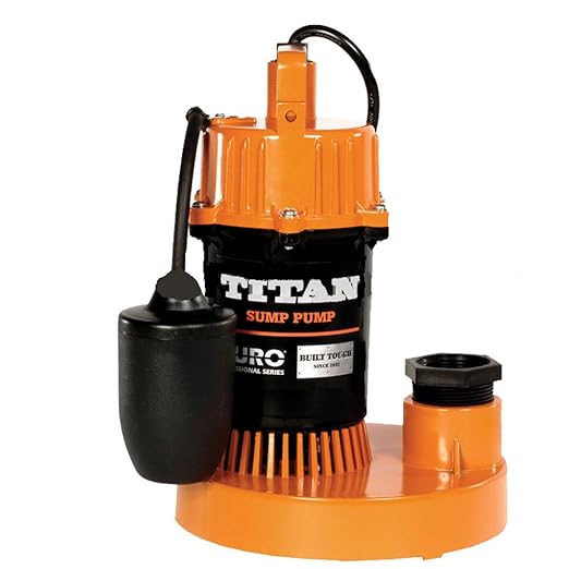 Titan Basement Submersible Sump Pump 1/3 Hp Tethered Float Dsb250 Amazon.co.uk DIY & Tools