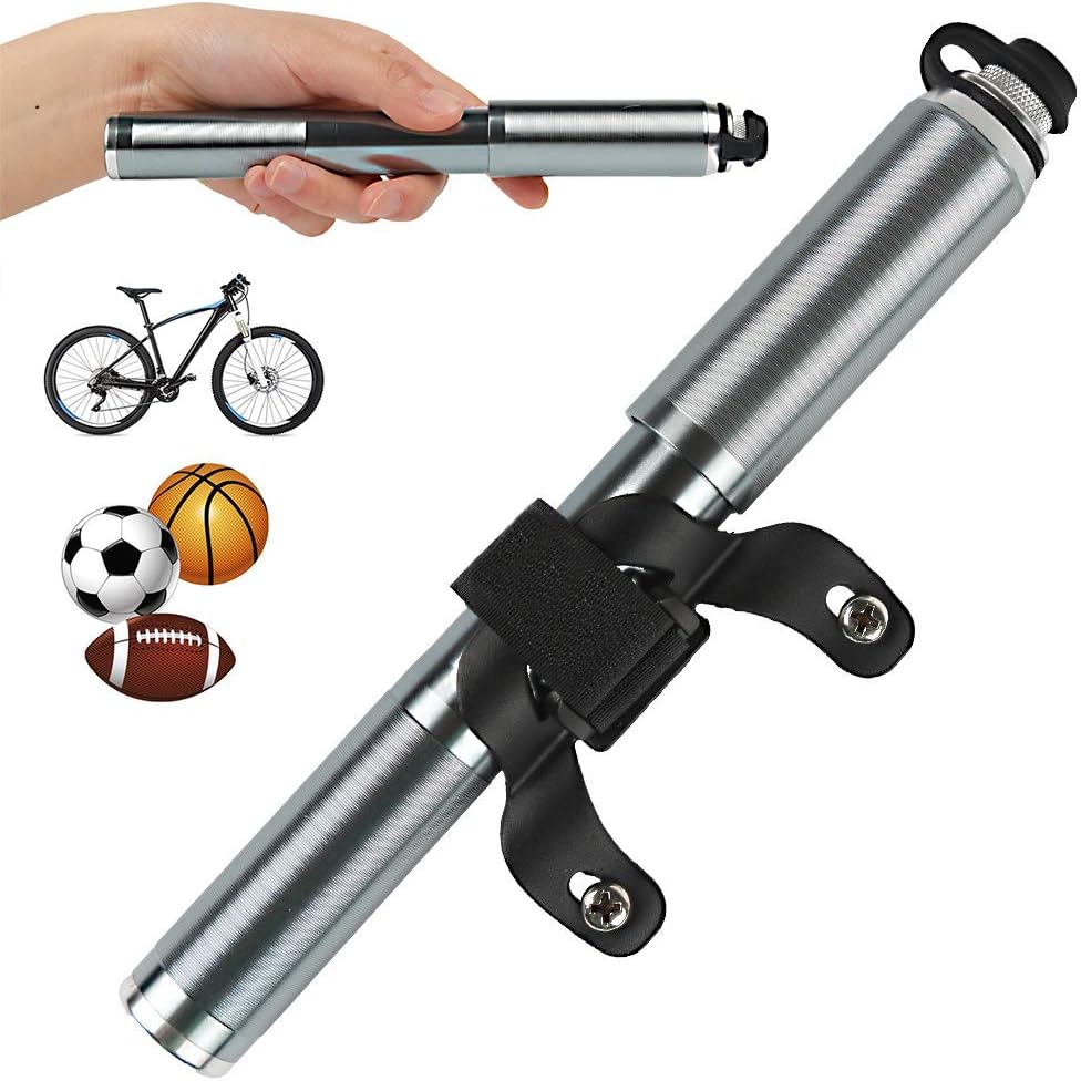 DORALO Mini Bicycle Pump, Cycling FrameMounted Pumps, Ball Pump with