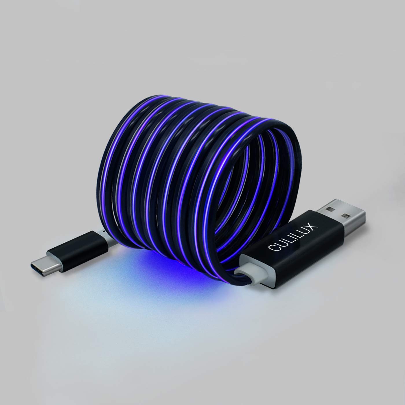 Light Up USB C Charger Cable with Laser Unit Compatible for