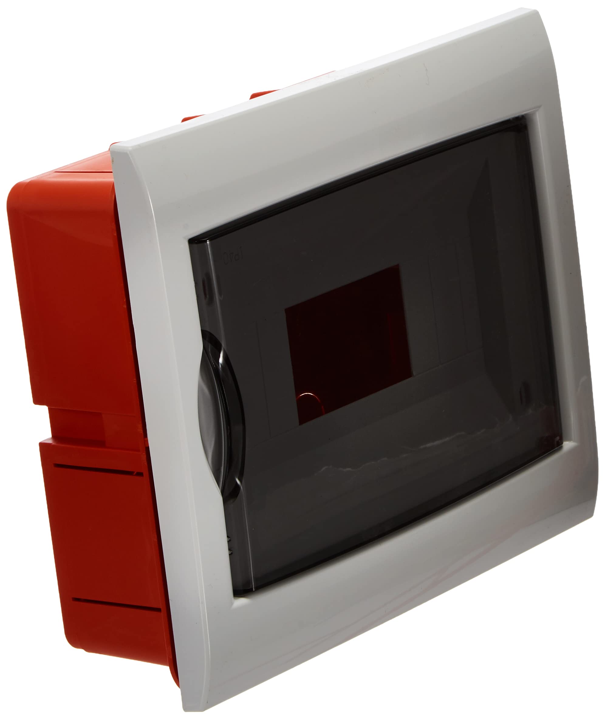 Electraline 60440 IP40 Distribution Board with Door 8 Compartments White