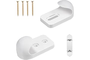 LUAATT Vertical Skateboard Holder,1 Pair Vertical Wall Mount Hanger for Skateboards Deck Display and Storage