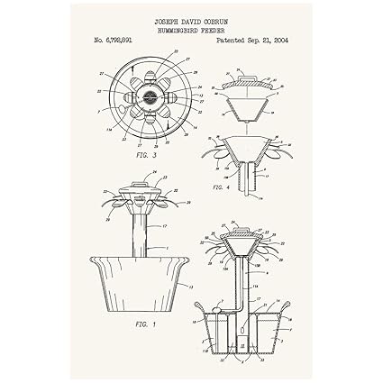Amazon Com Inked And Screened Bird Feeder J Cobrun 2004