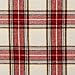 Amazon Brand – Pinzon Plaid Flannel Bed Sheet Set - Twin XL, Cream and Red Plaid