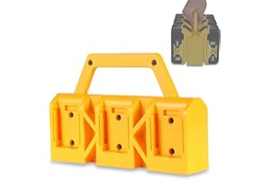 Portable Battery Holder for De.Walt, Battery Holder with Wall Mount/Air tag Hole for 20V/60V De.Walt Batteries Storage, 6-Slo