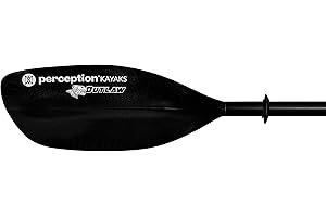 Perception Kayaks Outlaw 3-Piece Kayak Paddle | SUP - Kayak Convertible | Nylon Blade | Aluminum Shaft (90.5 in), Black (8080064)