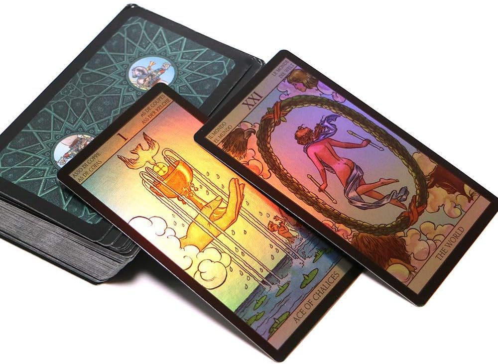 SWZY 78 Pezzi Carte Tarocchi Vintage Deck Cards, I Tarocchi Della Luna