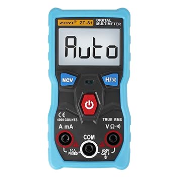 UNI-T ZT-S1 4000 Hand-Multimeter , true-RMS Digital-Multimeter ,Echteffektivwert, Blau + Grau