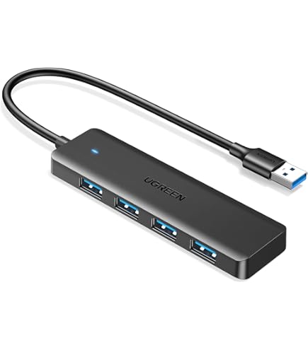 Amazon.com: Buffalo USB3.0 Standard 4-Port Self Power Hub (Black
