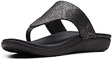 Clarks Womens Brio Vibe Sandal, Black Snake