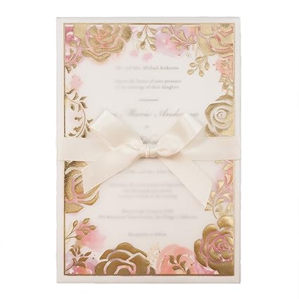 Amazon Com 50 Wishmade Floral Wedding Birthday Baby Shower Amazon Com 50 Wishmade Floral Wedding Birthday Baby Shower