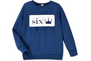 CPEI Toddler Boy Birthday Outfit Two/Three/Four/Five/Six Sweatshirt Shirts Birthday Gift