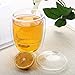 Zen Room All Glass Made Double Glass Tea Infuser & Mug Teapot 13oz Ultra-Clear Borosilicate Glass with Glass Lid and Glass Infuser Heat Resistant and Easy to Clean.