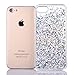 iPhone 6 Case, iPhone 6S Case, Crazy Panda New Soft Bumper Case Luxury Bling Glitter Sparkle Case Infused with Diamond Shape Glitters and Shiny Quicksands for Iphone 6/Iphone 6S - Silver