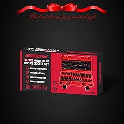 Hex Bit Impact Socket Set: 36-Piece with 4
