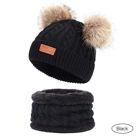 kids hat scarf set