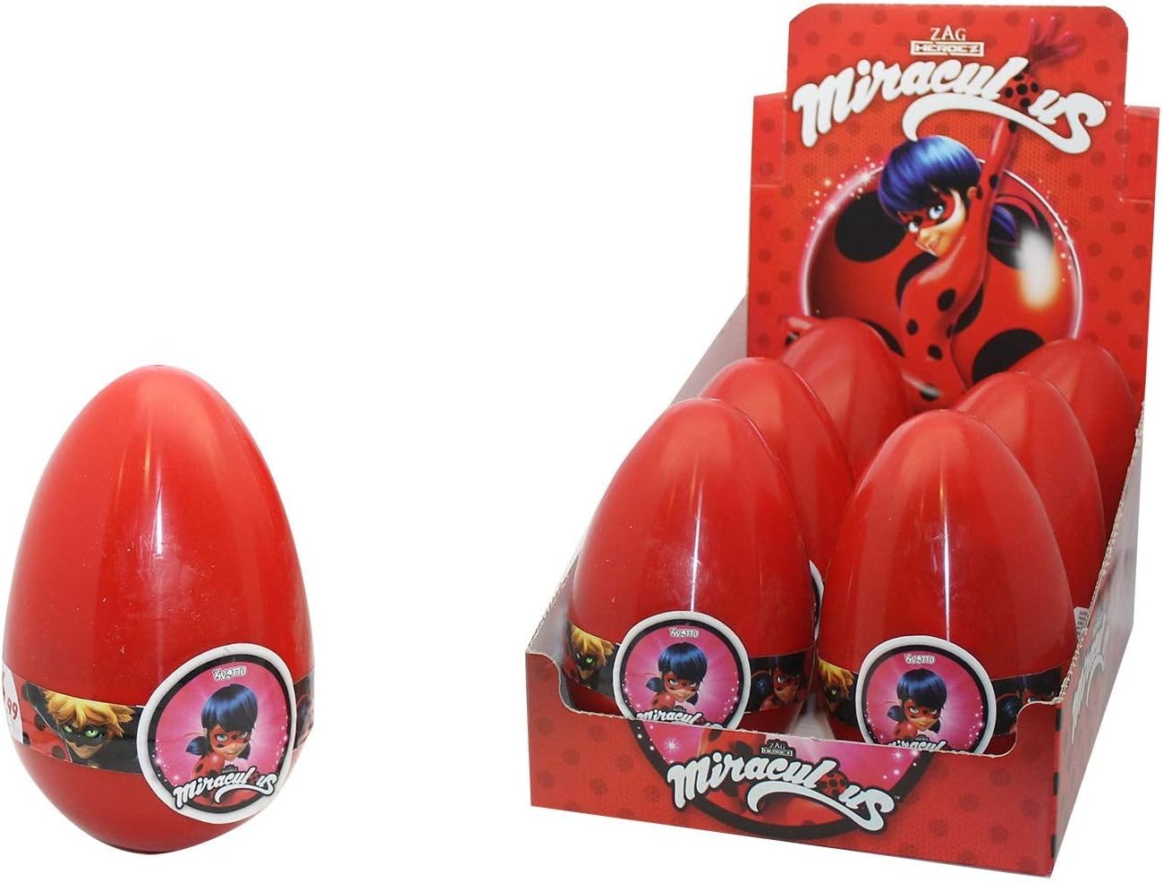 SANTORO LONDON Novidea Miraculous Eggshell Surprise, Multicoloured, 57703