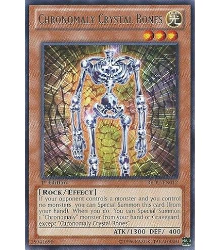 Amazon.com: Yu-Gi-Oh! - Chronomaly Crystal Skull (REDU-EN013