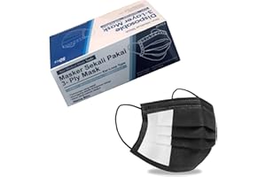 CEKASO Disposable Face Mask,50 Pack Face Mask 3 Ply Filter Protection, Disposable Face Mask, 50 Disposable Protective Mask