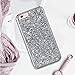 UrbanDrama iPhone 6S Plus Case, iPhone 6 Plus Case, Luxury Glitter Sparkly Rhinestone Case Hard PC, TPU Anti Slip Shockproof Chrome Bumper Case for iPhone 6 Plus, iPhone 6S Plus 5.5 inch, Shiny Black