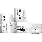 Moisturizing Facial Skincare Set, Includes Serum, Essence Lotion & Face Cream, Deeply Hydrating and Firming, Skincare Gift Set for Girls Women, Travel Facial Kit, Suitable for All Skin Types