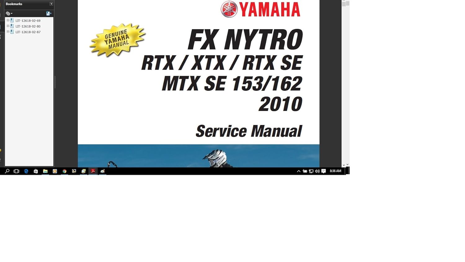 Amazon.com: Yamaha Fx Nytro Snowmobile 2008 2010 Service Manual Library:  Everything Else