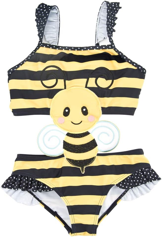 Girls Swimming Costume Cute Animal Swimwear Beach Bathing Suit