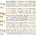 TailaiMei Thanksgiving Nail Decals Stickers, 20 Sheets Autumn Fall Leaves Self-Adhesive and Water Transfer Set - DIY Nail Art Tip Include Turkey/Maple/Pumpkin