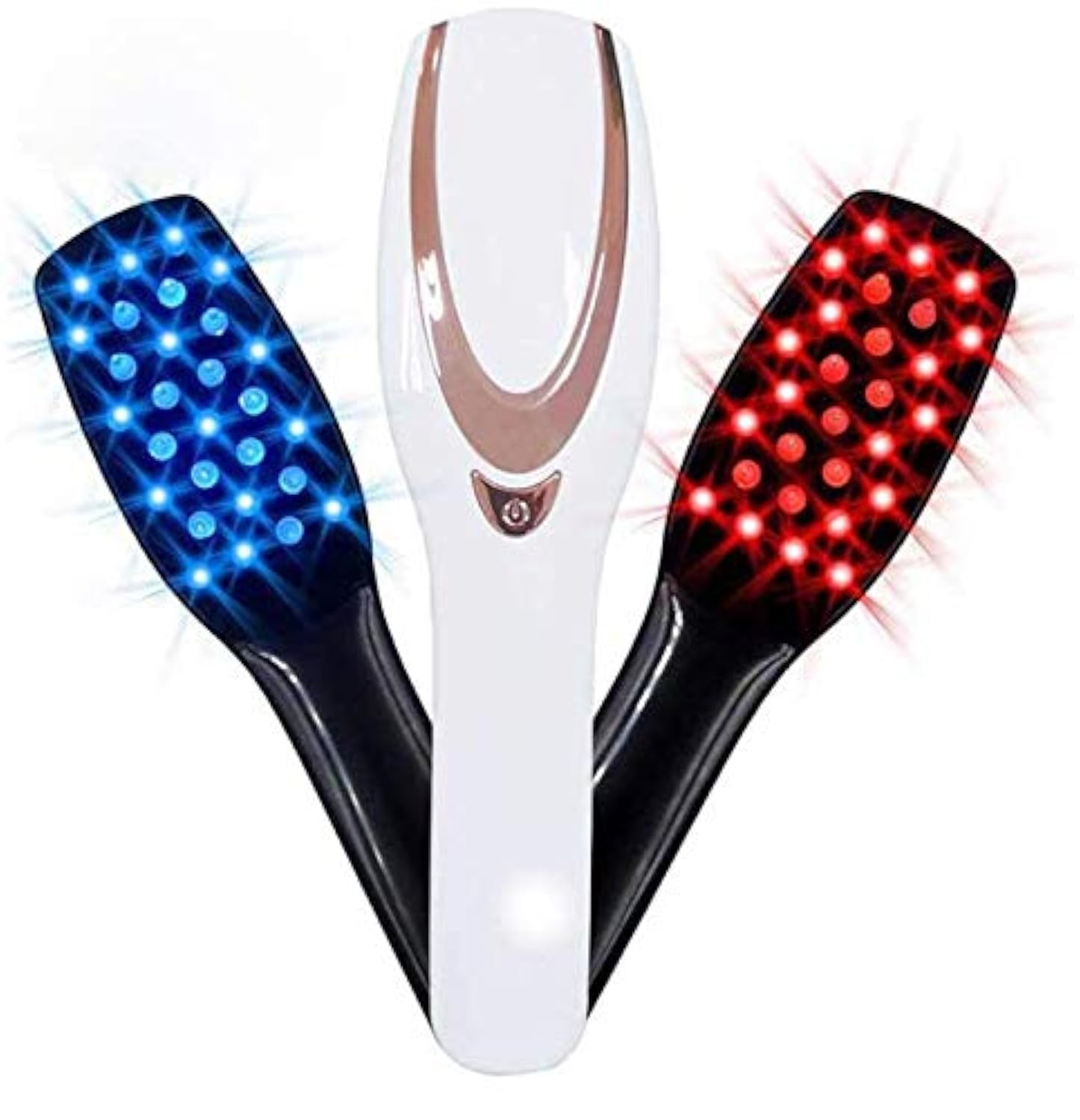 Phototherapy Scalp Massager Comb for Hair Growth, Phototherapy Hair Regrowth Brush,Anti Hair Loss Head Care Electric Massage Comb Brush with USB Rechargeable