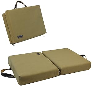 HappyPicnic Gardening Kneeler Pad,Foldable Memory Foam Knee Mat,Collapsible Garden Kneeling Pad,Slow Recovery Construction Knees Support Cushion Balance Board,Sitting Shock Absorbing Pad