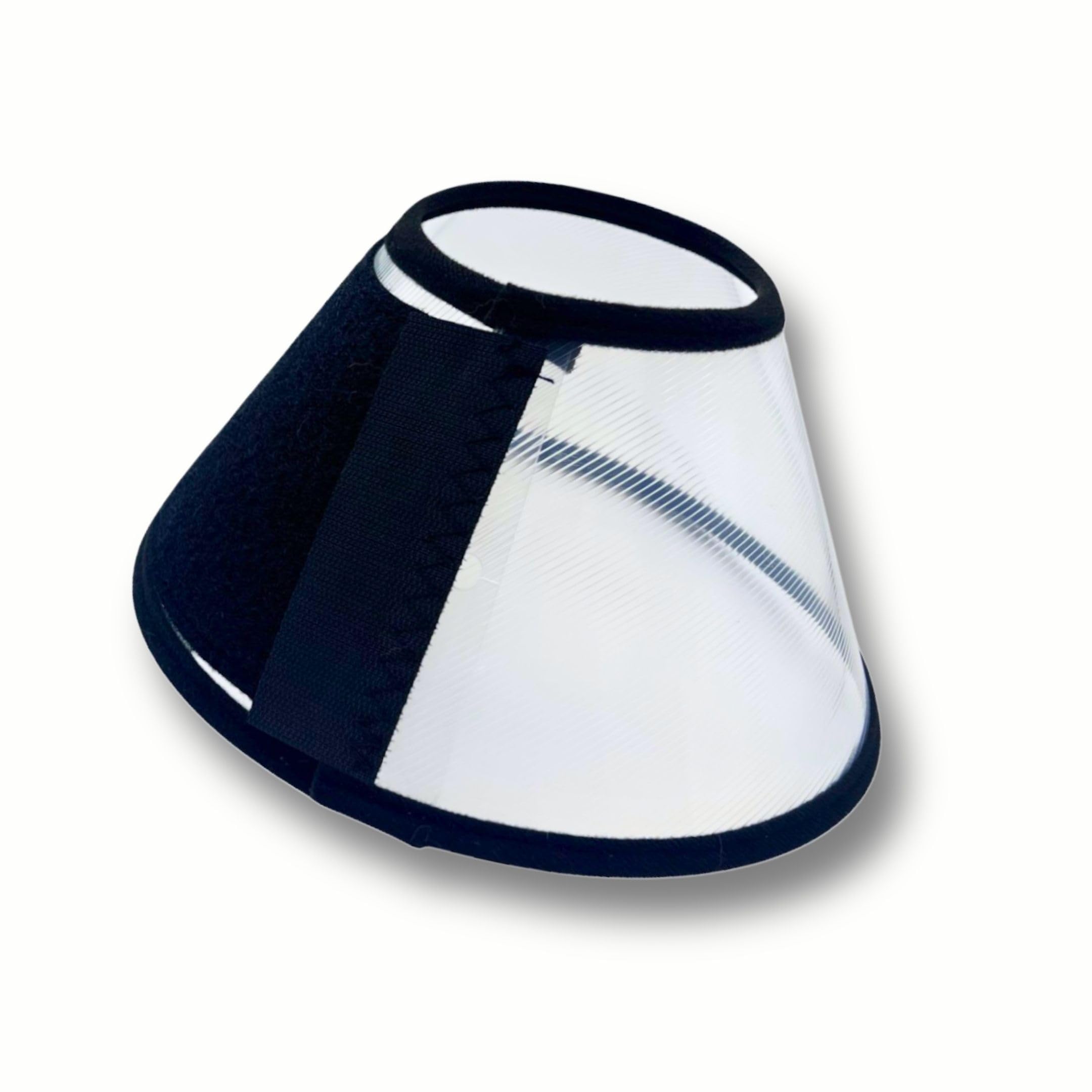 Photo 1 of ***UNKNOWN MEASURES*** Pet Cone Collar Dog Cat Soft Plastic Recovery Collar Adjustable Comfortable Wounds Protection (Transparent)