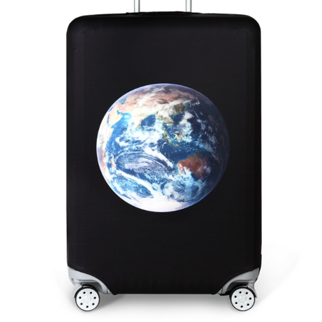 YianBestja Washable Travel Luggage Cover Elastic Suitcase Trolley Protector Cover for 18-32 Inch Luggage (Earth, S)