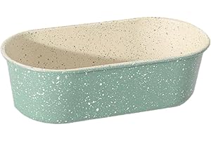 Leefasy Loaf Pan Bakeware Versatile Carbon Steel Ceramic Glaze Kitchen Utensils Baking Mold Toast Bread for Cakes Breads Toas